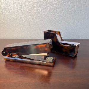 Kate Spade Tortoise Shell Desk Accessories